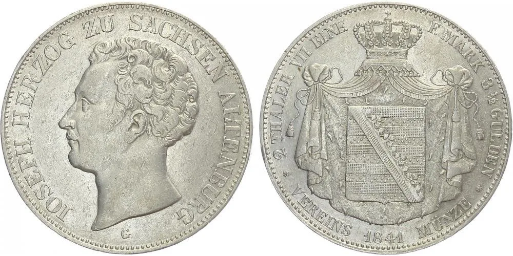 Sasko - Altenburg, Joseph, 1834 - 1848 — 1