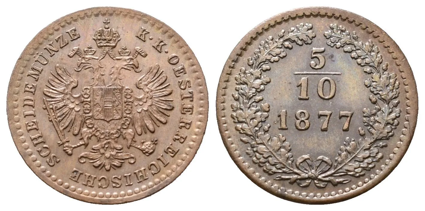 5/10 Krejcar 1877