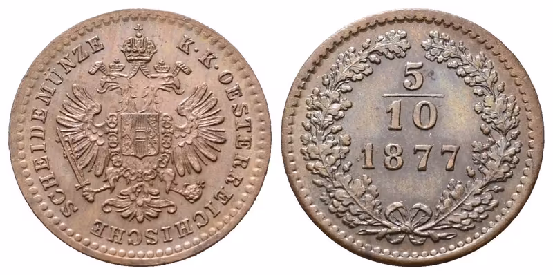 5/10 Krejcar 1877