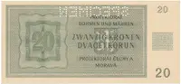 20 Koruna 1944, série H, SPECIMEN, Hej.40c.S1 - fotografie 2
