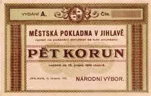 Nouzovky české od roku 1914 — 1