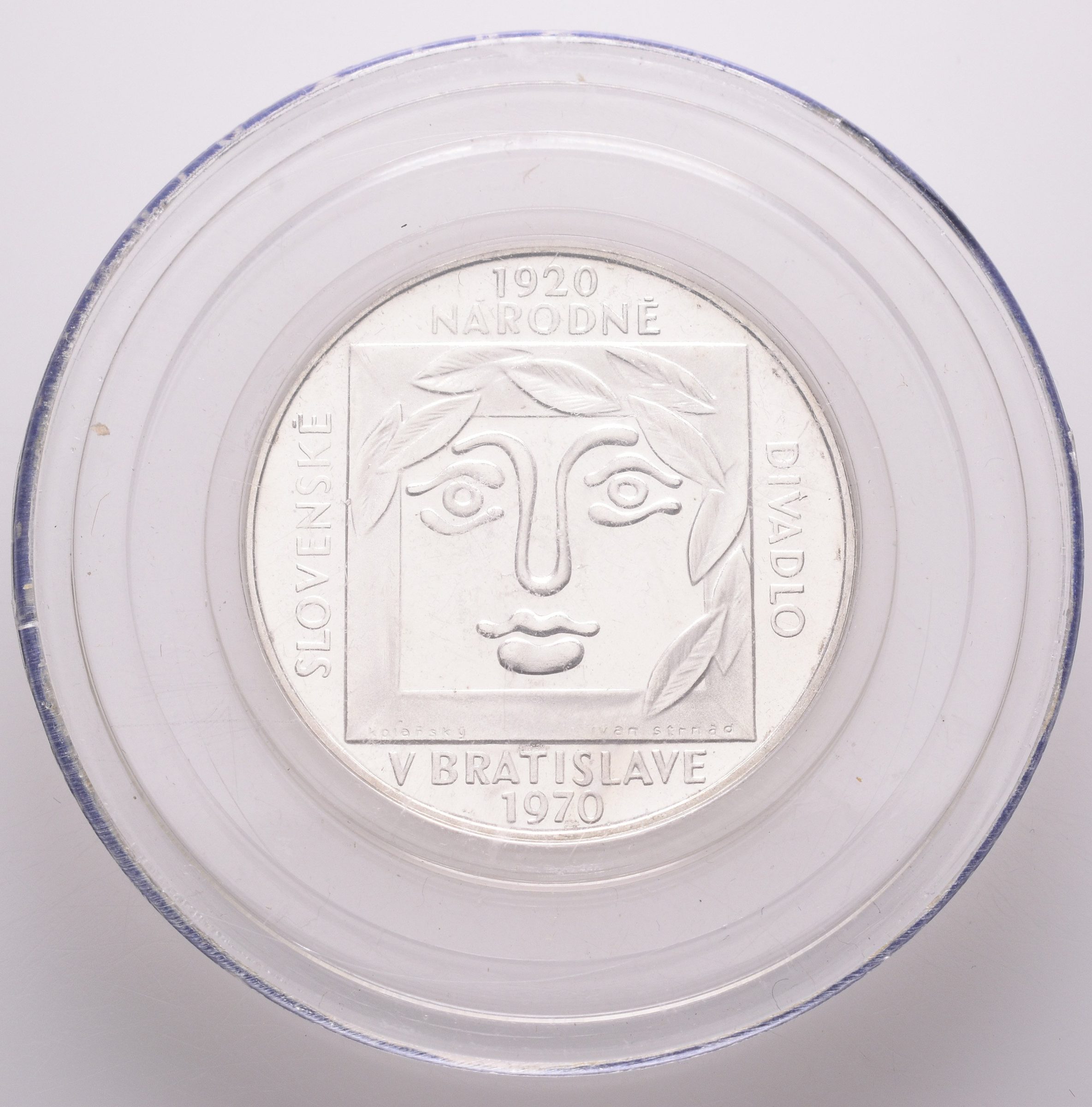25 Kčs 1970 - Slovenské národní divadlo, PROOF, původní etue