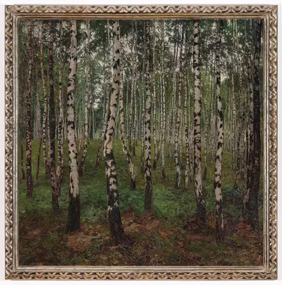 Alois Kalvoda - Březový les u hájovny