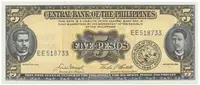 Filipíny, 5 Pesos (1949), P.135e