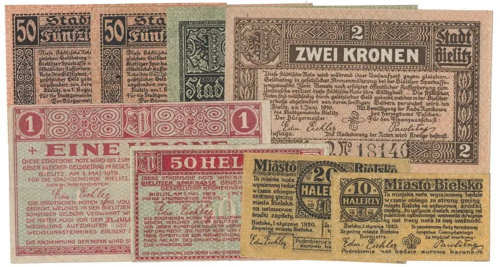 Nouzovky české od roku 1914 — 1