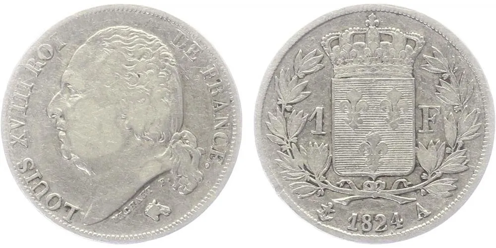 Francie, Louis XVIII., 1815 - 1824 — 1