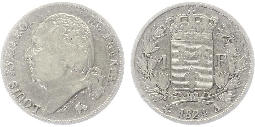 Francie, Louis XVIII., 1815 - 1824 — 1