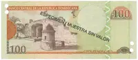 Dominikánská republika, 100 Pesos Oro 2009, P.177s2 - fotografie 2