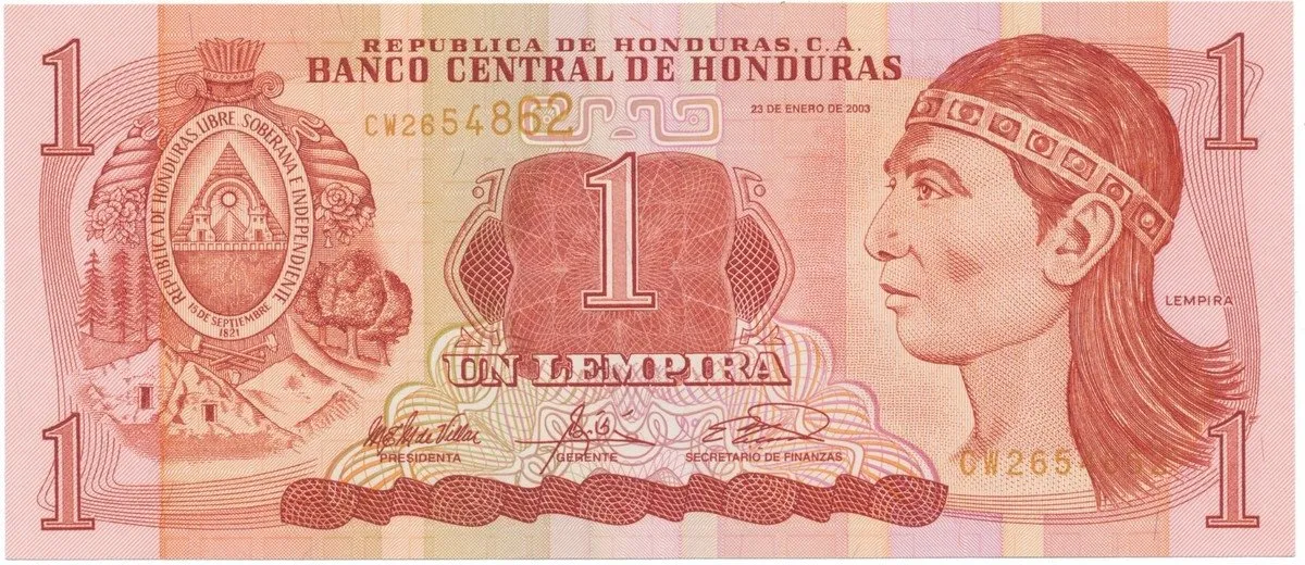 Honduras, 1 Lempira 2000~2010, P.84