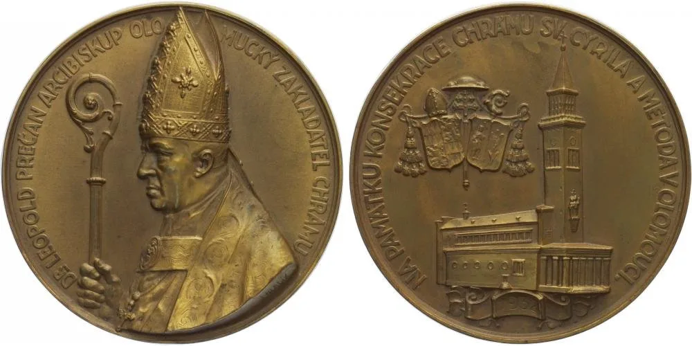 Olomouc - arcibiskupství, Leopold Prečan, 1923 - 1947 — 1