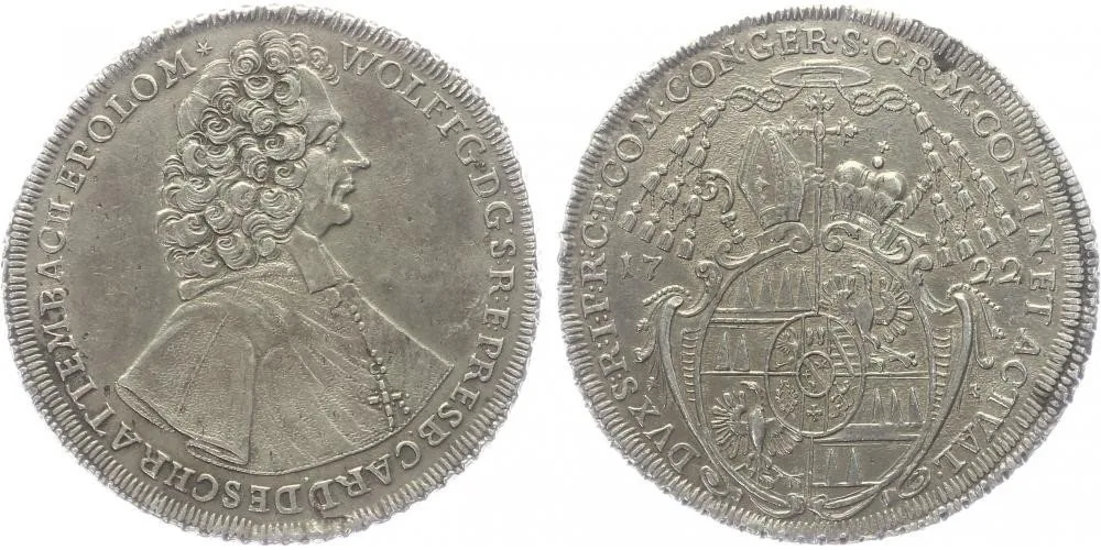 Olomouc - biskupství, Wolfgang von Schrattenbach, 1711 - 1738 — 1
