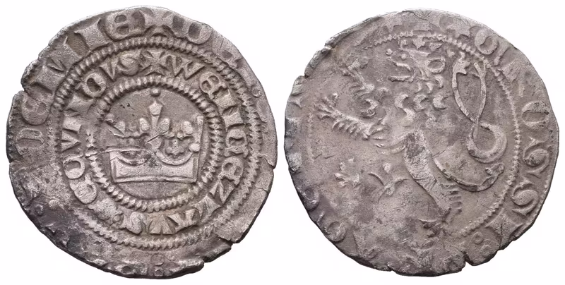 Václav II., Pražský groš, Smolík 2