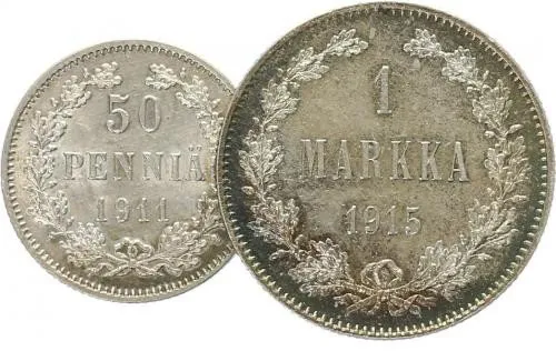 Ražby pro Finsko, Mikuláš II., 1894 - 1917 — 1