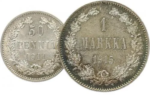 Ražby pro Finsko, Mikuláš II., 1894 - 1917 — 1