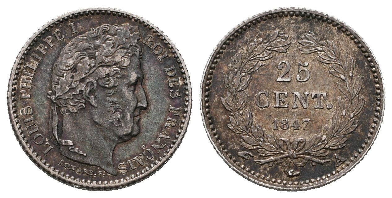 Francie, 25 Cent. 1847 A
