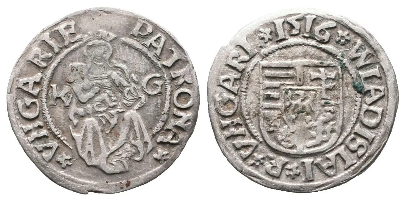 Uhersko, Denár 1516 K-G