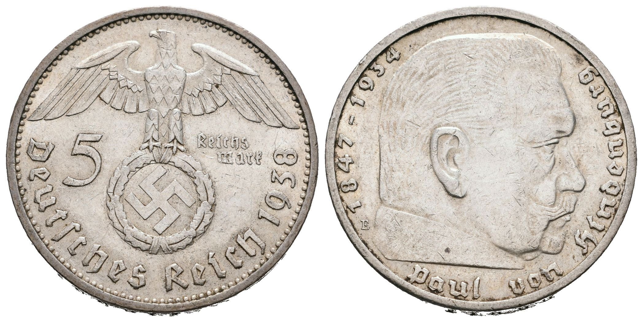 III. říše, 5 Marka 1938 E