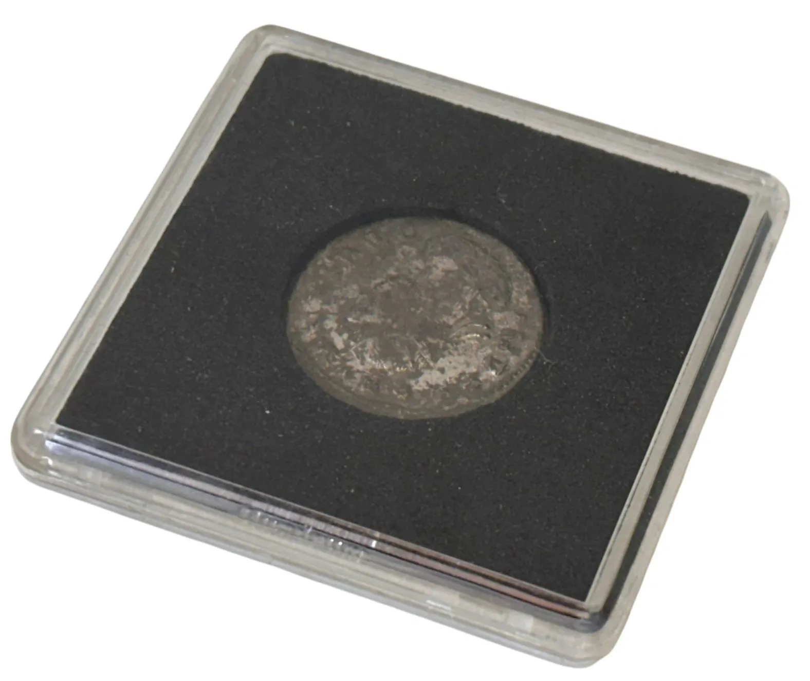 21 mm - Plastová kapsle/bublinka na mince QUADRUM - 1 kus