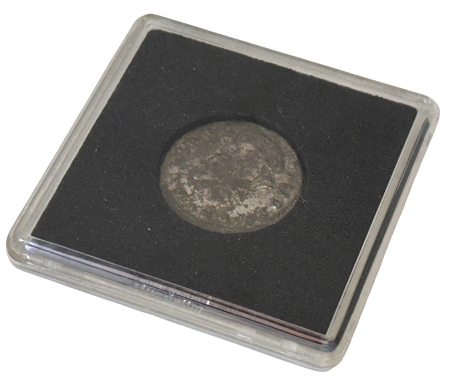 21 mm - Plastová kapsle/bublinka na mince QUADRUM - 1 kus