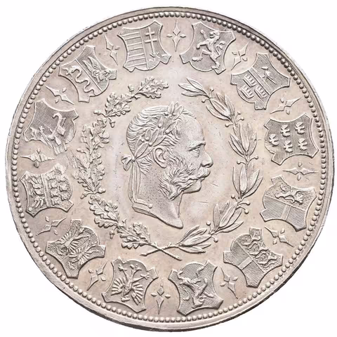 2 Zlatník 1873 - Střelby Vídeňského střeleckého spolku (22,08 g),