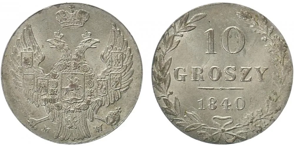 Ražby pro Polsko, Mikuláš I., 1825 - 1855 — 1
