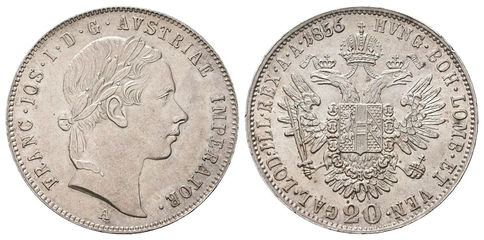 Konvenční měna, 1848 - 1857 — 1
