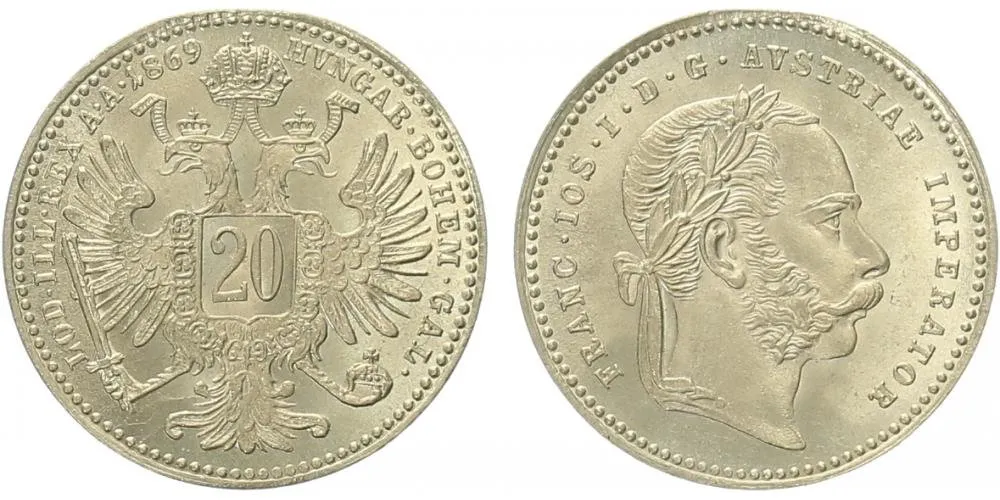 Rakouská a spolková měna, 1857 - 1892 — 1