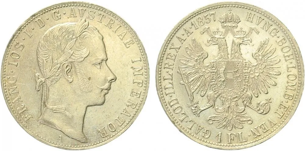 Rakouská a spolková měna, 1857 - 1892 — 1