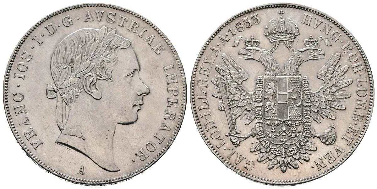Konvenční měna, 1848 - 1857 — 1