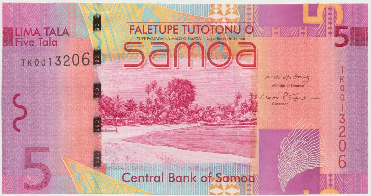 Samoa, 5 Tala 2008, P.38a