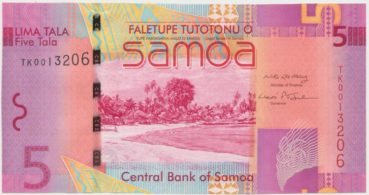 Samoa, 5 Tala 2008, P.38a