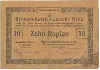 Německá Východní Afrika, 10 Rupien 1. 6. 1916, R.935a
