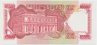 Uruguay, 500 Nuevos Pesos (1991), P.63A - fotografie 2