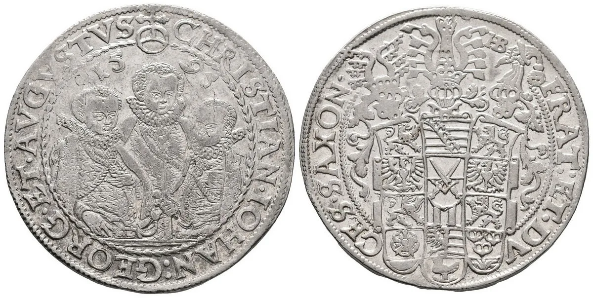 Sasko, Christian II., Johann Georg I. a August, 1591 - 1611 — 1