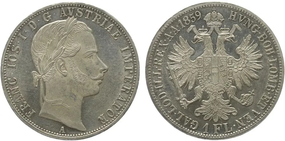 Rakouská a spolková měna, 1857 - 1892 — 1
