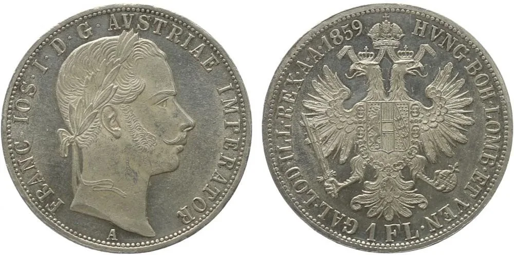 Rakouská a spolková měna, 1857 - 1892 — 1
