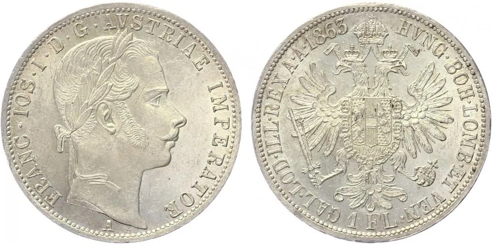 Rakouská a spolková měna, 1857 - 1892 — 1