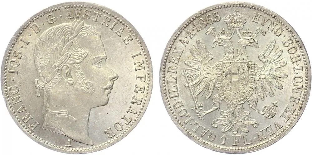 Rakouská a spolková měna, 1857 - 1892 — 1