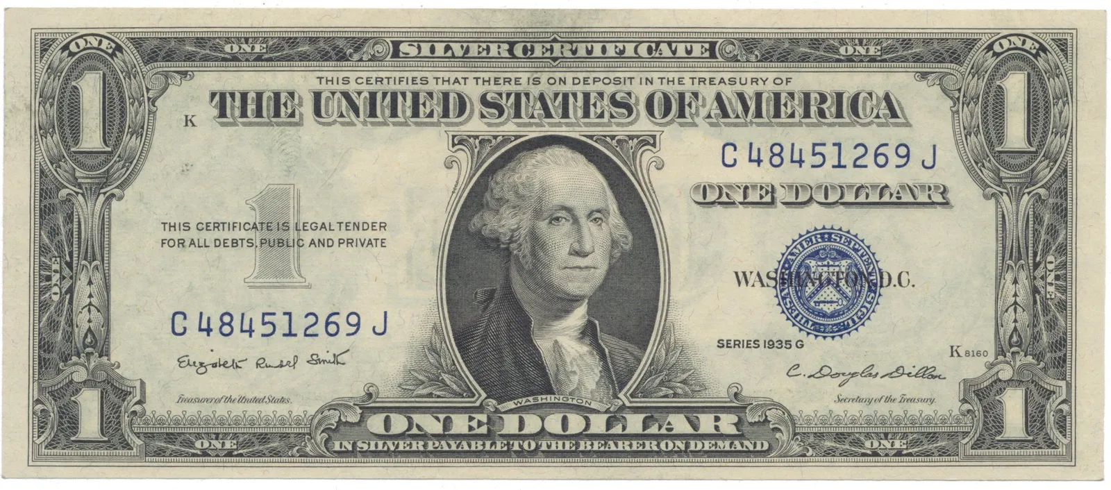 USA, 1 Dollar 1935G, Pick.416NM