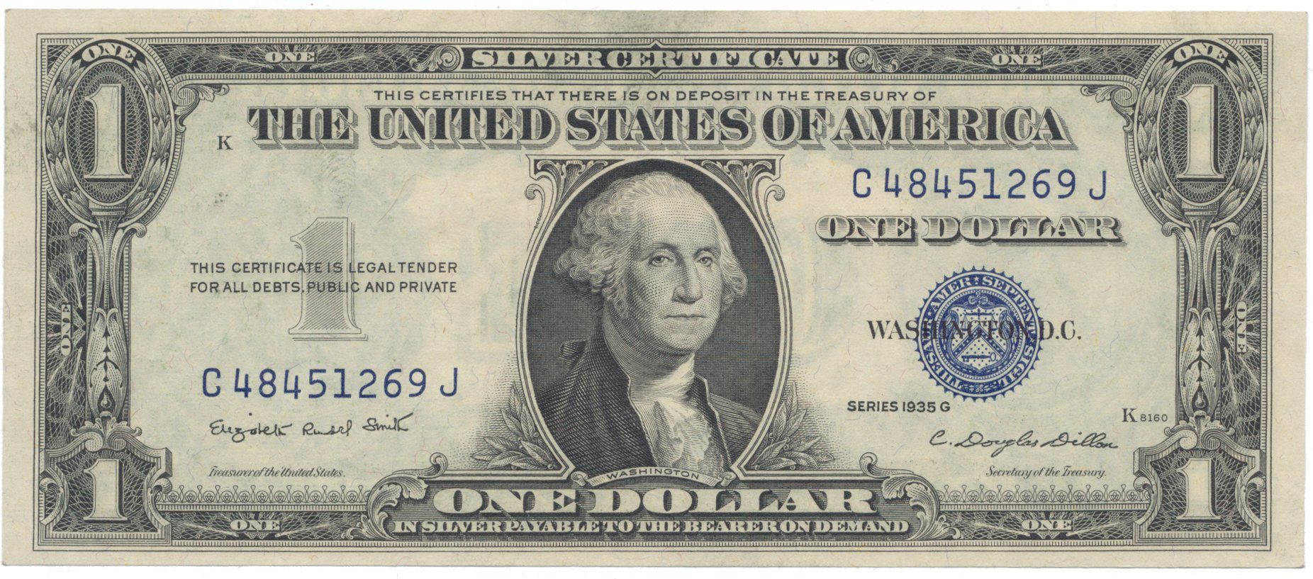 USA, 1 Dollar 1935G, Pick.416NM