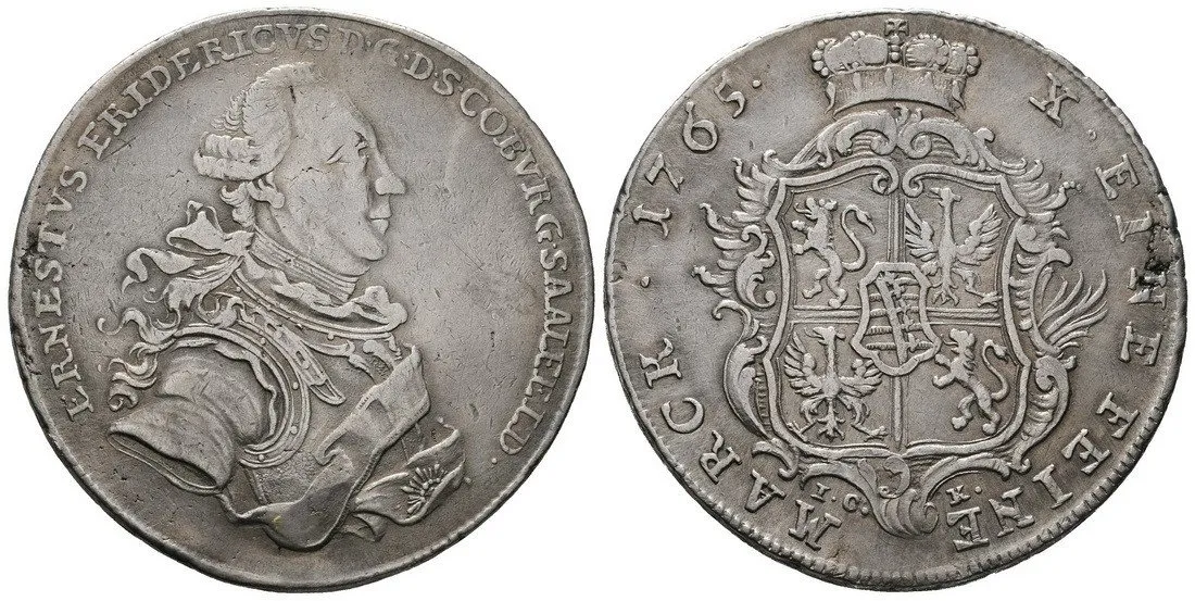 Sasko - Coburg - Saalfeld, Ernst Friedrich, 1764 - 1800 — 1