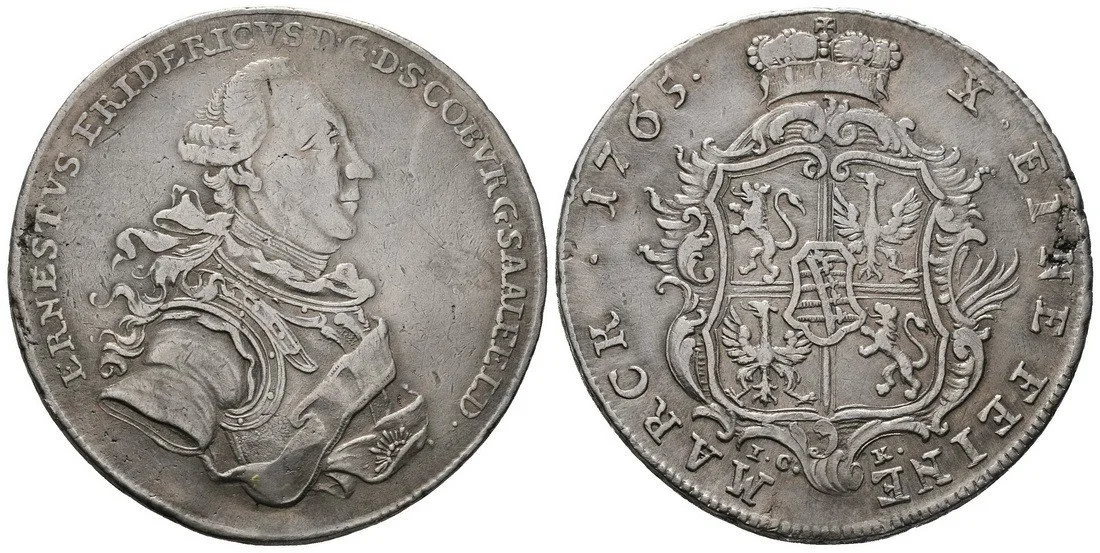 Sasko - Coburg - Saalfeld, Ernst Friedrich, 1764 - 1800 — 1
