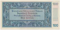 100 Koruna 1940, I. vydání, série B, SPECIMEN, Hej.32a.S1 - fotografie 2