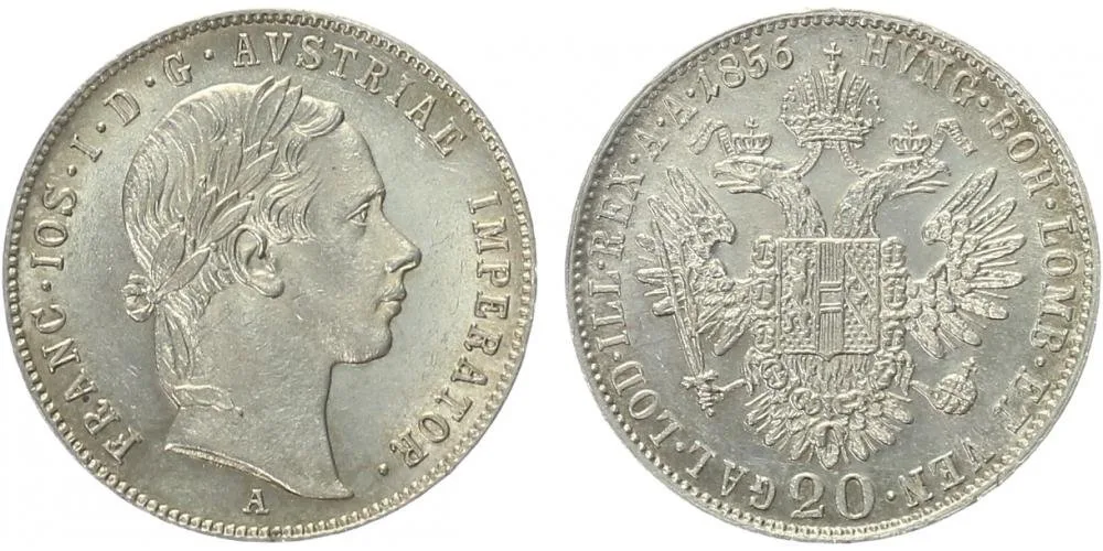 Konvenční měna, 1848 - 1857 — 1