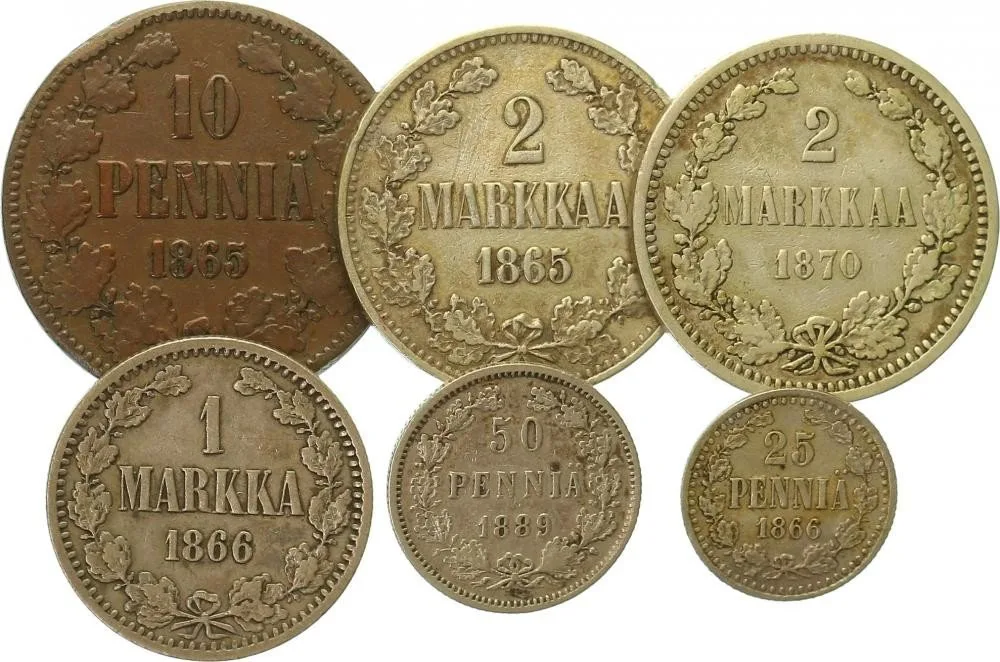 Ražby pro Finsko, Alexander II., 1855 - 1881 — 1
