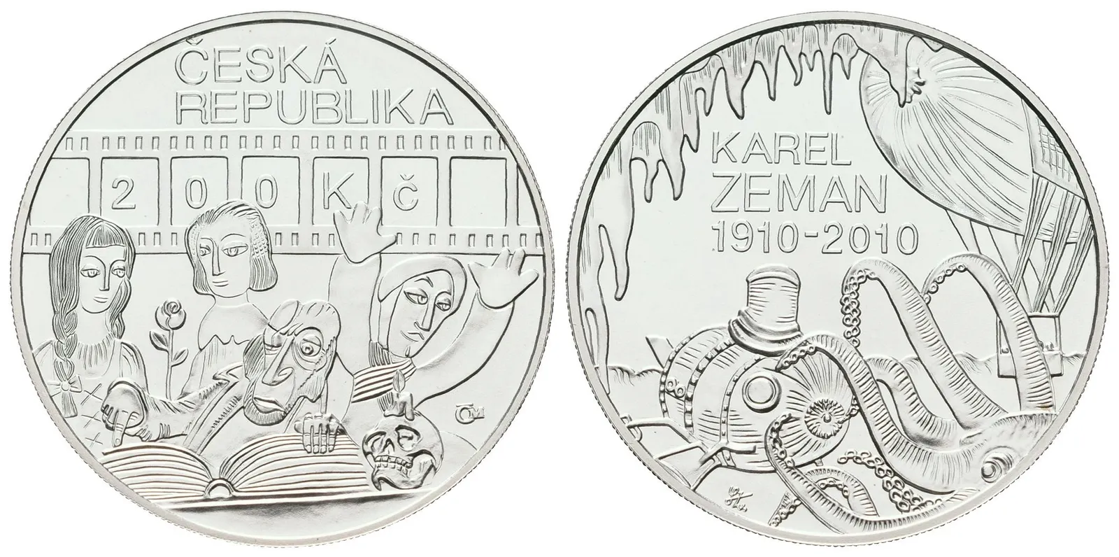 200 Kč 2010 - Karel Zeman