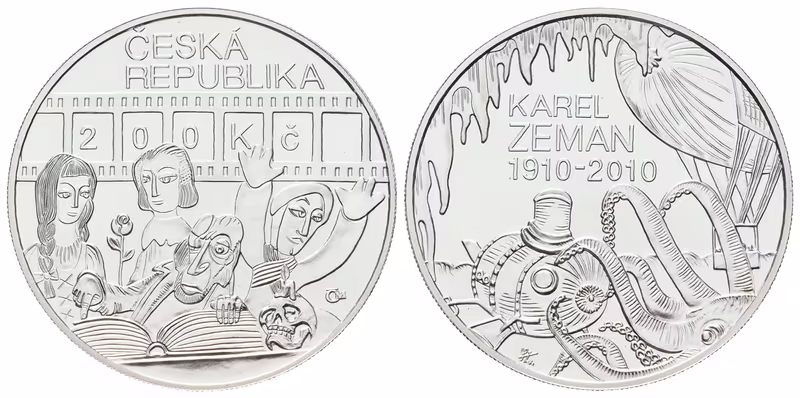 200 Kč 2010 - Karel Zeman