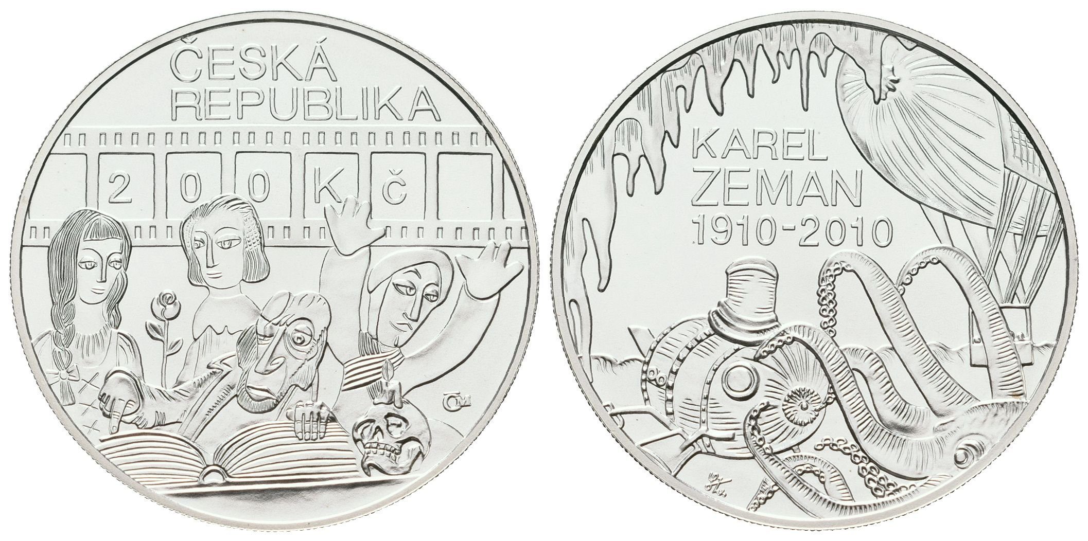 200 Kč 2010 - Karel Zeman