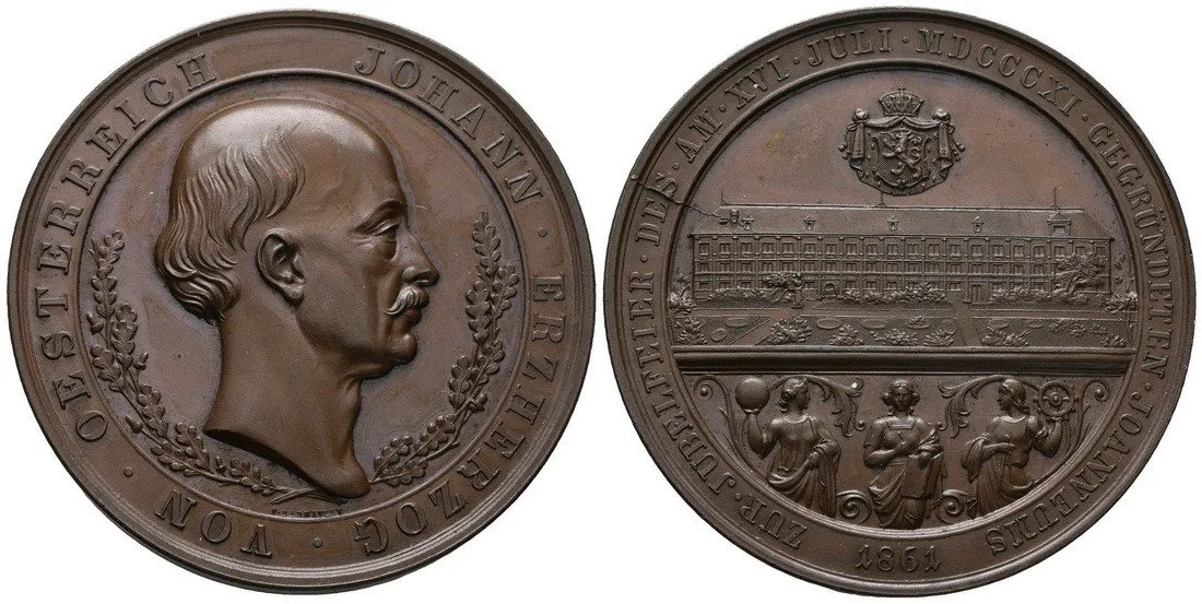 Arcivévoda Johann, 1782 - 1859, kancléř 1848 - 1849 — 1