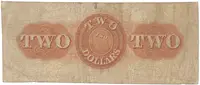 USA - Tennessee, 2 Dollar 1855 - fotografie 2